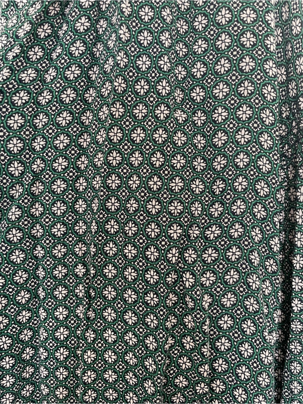 J. Jill Teal Green Printed Button-Front Blouse - Picture 2 of 11